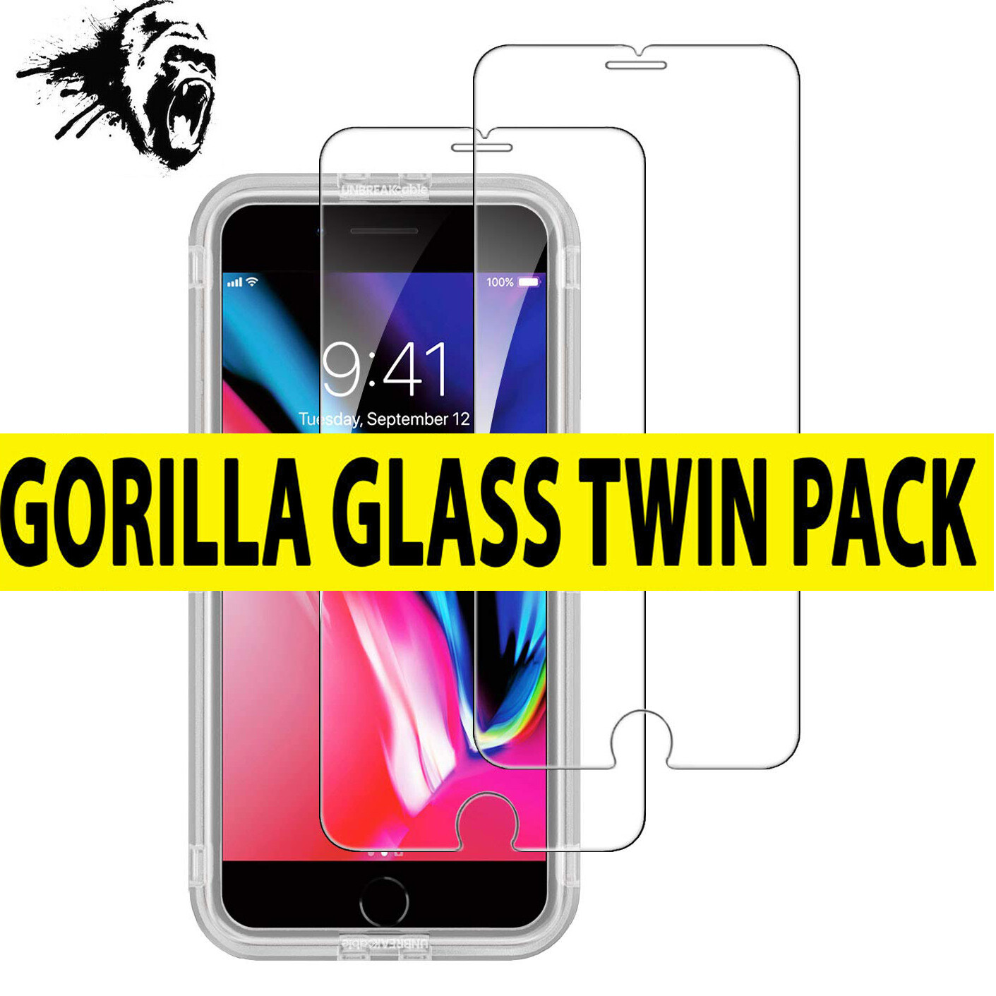 iPhone SE 2 2020 Screen Protector Tempered Glass Film Genuine Gorilla