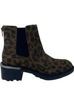 Vince Camuto Suede Chelsea Boots Kelivena Leopard
