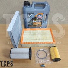 FOR VW TOURAN 1.6 2.0 TDI 2015+ AIR OIL CABIN FUEL FILTERS SERVICE PACK WITH OIL