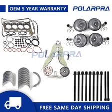 N14 1.6T Engine Rebuild Overhaul Kit w/ Timing Kit For Mini Cooper R55 R56