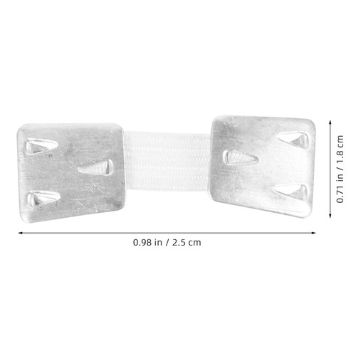 50pcs Elastic Bandage Clips Bandage Fixing Buckle Metal Bandage Fastener Holder - Picture 9 of 12