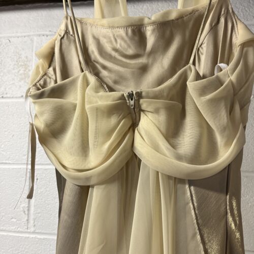 DOLLAR Mother of the bride dress Size L 25% Polyester 75 % Rayon Yellow - Picture 2 of 15
