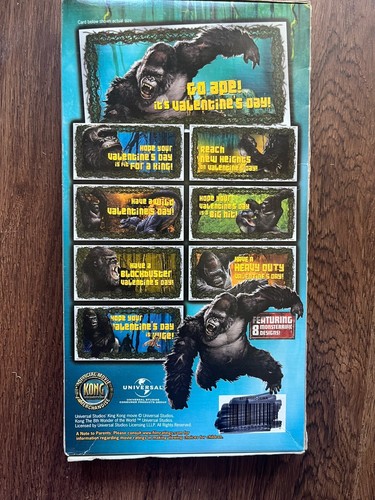 KONG 8th Wonder of the World 32 Valentines Day Cards NEW - Picture 2 of 6