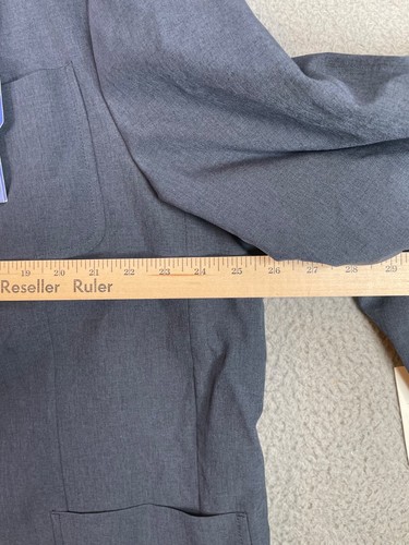 Blazer Haggar Para Hombres XL 48 Azul Cómodo Elastizado Inteligente Lavado A Medida Sin Estructura - Imagen 9 de 14