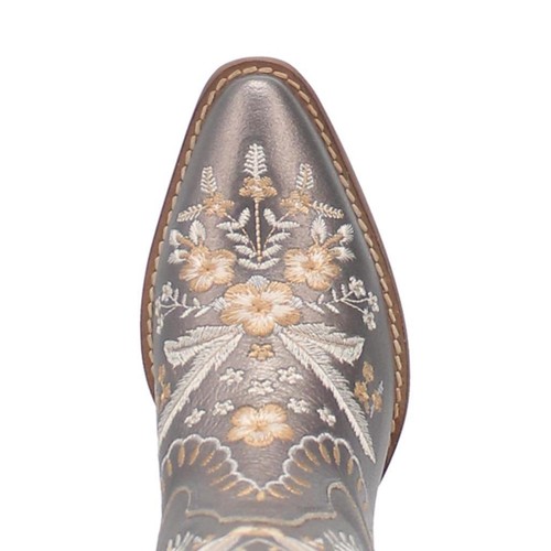 BOTAS OCCIDENTALES DINGO DAMAS PRÍMULA BORDADO FLORAL PELTRE 8 Medianas DI748 NUEVAS - Imagen 6 de 8