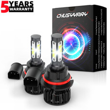 For Ford Crown Victoria 1998-2011 2pc 9007 LED Headlight High/Low Beam Bulbs Kit