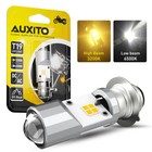 New ListingAuxito T19 P15D Led Bulb High/Low Beam White Motorcycle Headlight Super Bright D