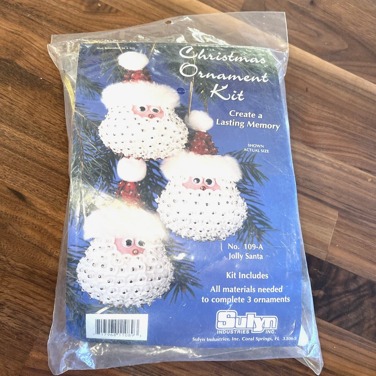 Sulyn Star Christmas Ornament Kit -- Vintage Sequin Bead Craft Kit