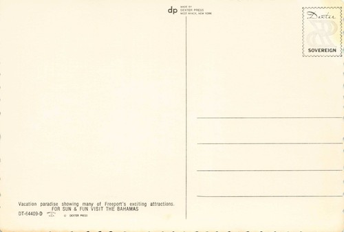 Postal Ranfurly Circus, Freeport, Gran Bahama de colección - Imagen 2 de 2