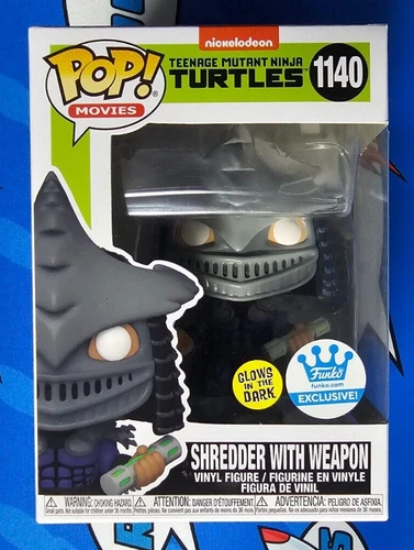 Funko POP! Teenage Mutant Ninja Turtles 1140 Shredder w/ Weapon Exclusive GITD