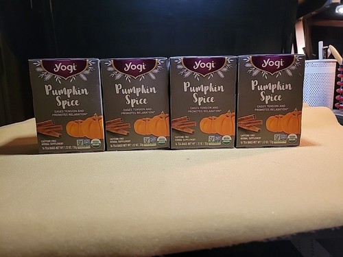Yogi Tee - Pumpkin Spice Tee (4er Pack) koffeinfrei - 64 Bio Kräuterteebeutel - Bild 2 von 6