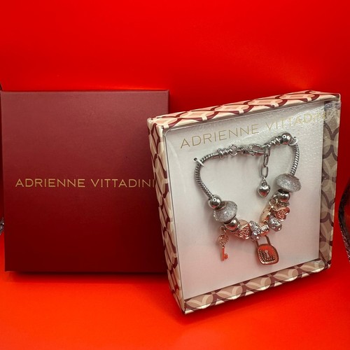 Adrienne Vittadini Kette Armband Roségoldfarben Zirkonia Verstellbar Neu - Bild 3 von 8