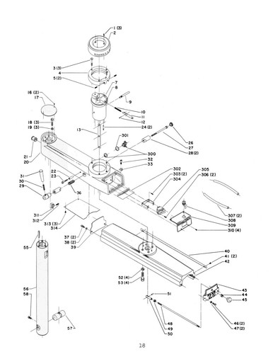 Rockwell Delta 12" Radialarmsäge Anleitung & Teileliste Handbuch #1961 - Bild 10 von 12