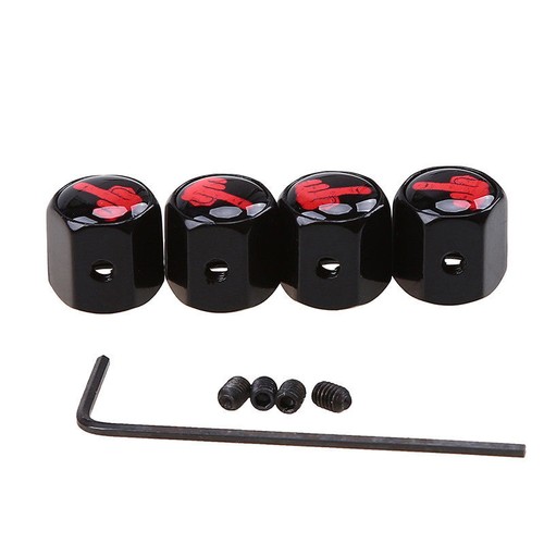 4X Car Wheel Tire Air Pressure Valve Stem Dust Cover Anti-theft Caps Accessories - Picture 5 of 15
