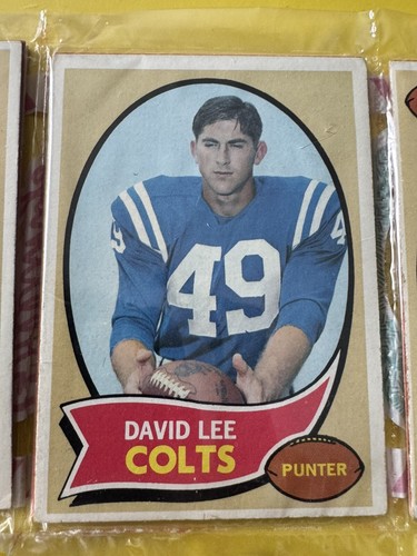 1970 TOPPS Football Holiday 12 Card Rack JIM JOHNSON BOBBY BELL EXCELLENT+ - Picture 3 of 5