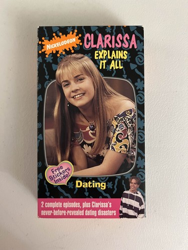 Clarissa Explains It All VHS Dating Nickelodeon 2 Episodes Orange Tape - 第 2/4 張圖片