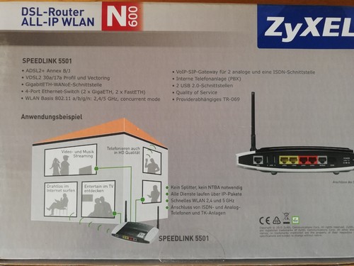 DSL Router Speedlink 5501 - Bild 3 von 4