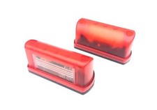 2x Kennzeichenleuchte mit Positionslicht 83x40x30 mm Anhänger LKW Universal SET