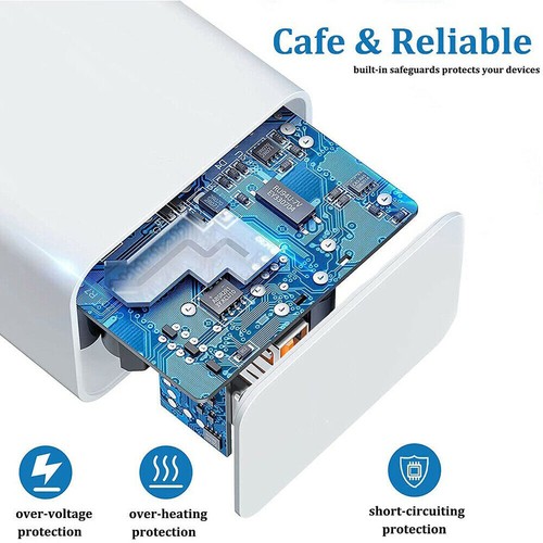 40W Fast Charger Block USB Type C Wall Power Adapter For iPhone 14 13 12 11 XR 8 - Picture 7 of 8
