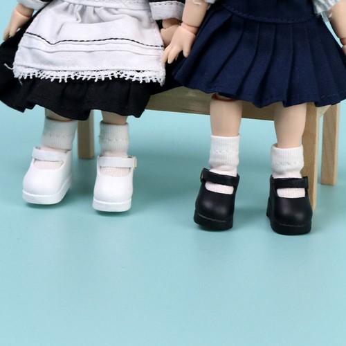 1 Pair Simulation OB11 Doll Uniform Shoes 1/12 Bjd Doll Shoes Kids Gifts