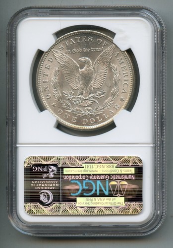 1887 O Morgan Silver Dollar NGC MS 61 - Picture 2 of 4