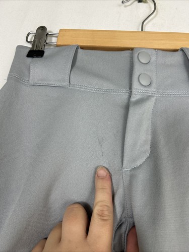 Nike Boys Gray Vapor Pro Tailored Fit Full Length Baseball Pants Size Small - Picture 6 of 16