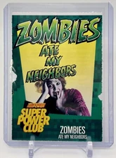Zombies Ate My Neighbors POWER CARD 1993 Nintendo Super Power Club #95