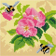 Orchidea Needlepoint canvas for halfstitch without yarn Four Seasons - Spring...