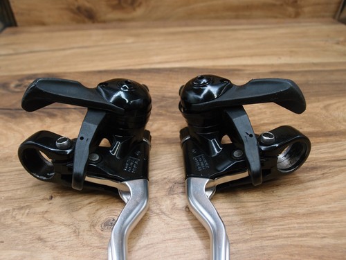 1990's brake levers & shifters Shimano Deore LX ST-M565 VIA Japan 3 x 8 speed - Picture 5 of 15