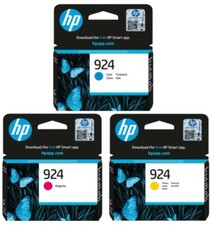 Genuine HP 924 Ink cartridges 4K0U3NE, 4K0U4NE, 4K0U5NE, 4K0U6NE, 6C3Z1NE LOT
