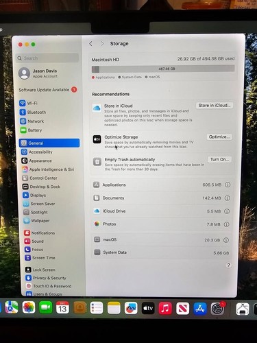 Apple 2022 MacBook Air M2 13.6" (8-Core GPU) 16GB RAM 512GB SSD AC+ - Very good - Picture 9 of 10