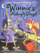 Winnie's Midnight Dragon (Paperback & CD)-Valerie Thomas, Korky 