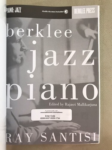 BERKLEE JAZZ PIANO Ray Santisi, Sheet Music Song Book - Picture 7 of 10