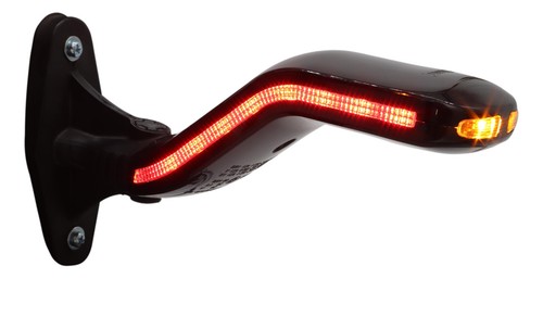 1 x LED Światło pozycyjne Światło obrysowe cobra prawa przyczepa 12v24v Odporne na uderzenia - Zdjęcie 2 z 12