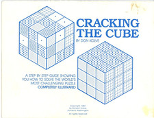 1981 Cracking The Cube Don Kolve Rubik's PB