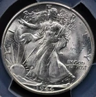 1944 S WALKING LIBERTY HALF DOLLAR PCGS MS 64 HARD CHROMEY WHITE NICE "BLOOM"