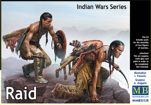 Master Box 35138 - Indian Wars Series Raid War Stronger Man People Maßstab 1:35 - Bild 12 von 12