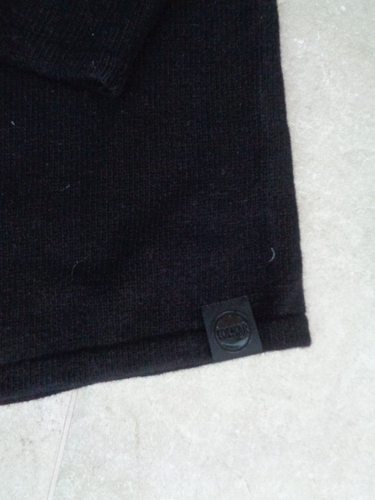 Colmar Ladies Long Sleeve Black Hooded Wool Blend Knitted Jumper  Hoodie size XS - Afbeelding 8 van 12