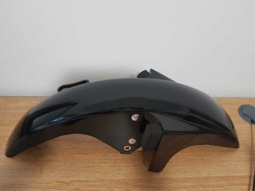 Front Mudguard Fender Black Suitable for Yamaha YBR125 YBR 125 - Picture 2 of 7