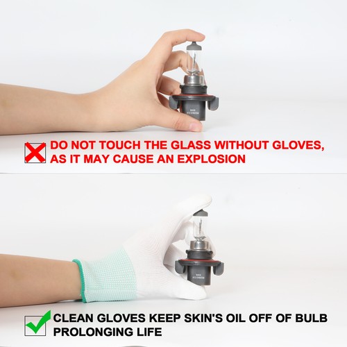 For Dodge Durango 2004-2009 2X H13/9008 3400K Halogen Headlight Bulb High/Low BP - Picture 10 of 10