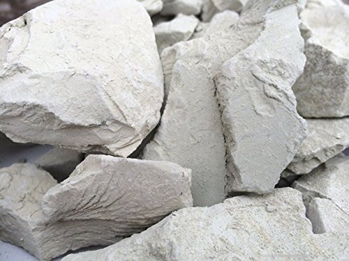 BENTONITE Edible Clay Chunks Natural for Eating, 4 oz (113 g) Heart