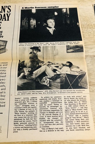 Martin Scorsese 1976 - recortes vintage - Imagen 4 de 4