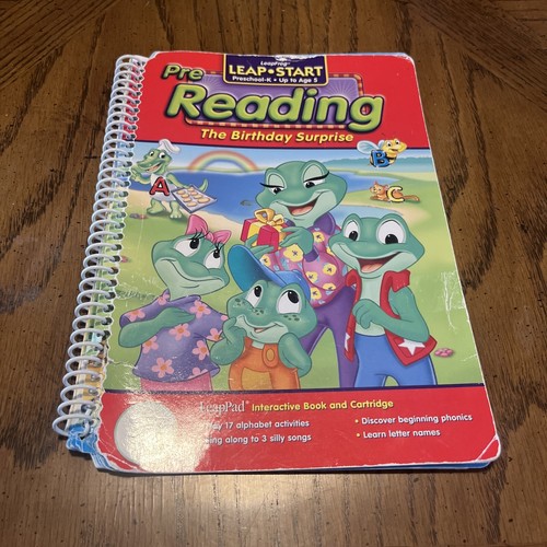 Leapfrog Leap Start Interactive Book Prereading Birthday Surprise Cartridge 2001 - Imagen 2 de 9