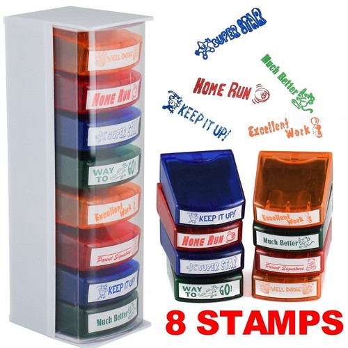 Rubber Reward Self Inking School Stamps for Address Office School Education - Picture 1 of 5