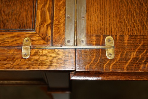 ANTIQUE THE ECLIPSE PATENT 15398 VICTORIAN FULLY RESTORED ELEVETTE DRINKS TABLE - Picture 24 of 24