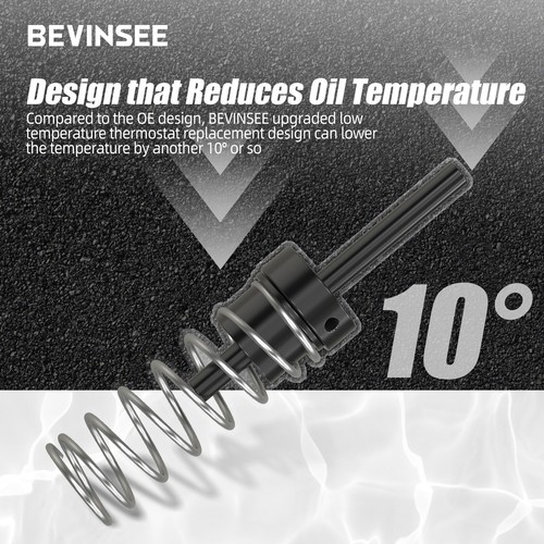 Low Temperature Oil Thermostat For BMW 1 2 3 4 5 6 7 Series X1 N54 N55 Engines - Picture 4 of 9