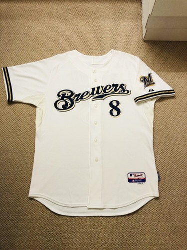 Ryan Braun Signed Authentic Majestic Jersey Milwaukee Brewers 48 PSA DNA COA - Picture 8 of 9