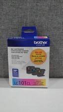 Brother Printer Innobella LC1013PKS LC101 3pack Standard Yield Color Ink (2 Pack