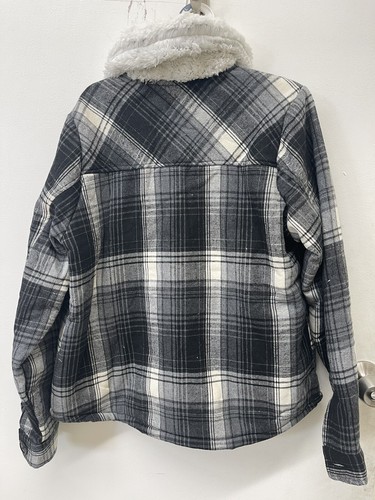 NWOT / JOUJOU Sherpa Lined Shirt Jacket Size / Large - Picture 2 of 3