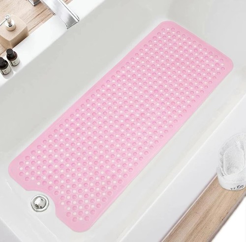 Badewannenmatten Antirutsch Duschmatte Extra Lang Waschbar Anti-Schimmel Duschmatte 100X40 - Bild 4 von 7